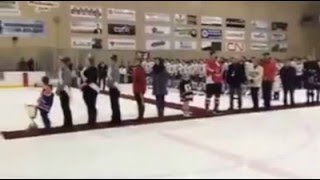 15 years old Laszlo Horvath and Hungarian U16 National Team sings Anthem