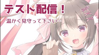 【テスト配信】はじめての【上手くいけばお絵かき配信】