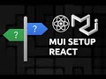 Material UI v4 setup with React hooks