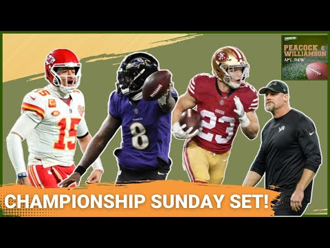 Chiefs, 49ers, Ravens and Lions Advance to Conference Championships