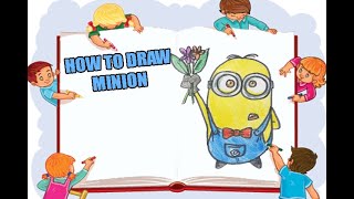 HOW TO DRAW MINION | MINIONS : RISE OF GRU MOVIE DRAWING | EASY DRAWING TUTORIAL STEP #shorts