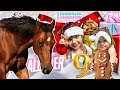 LUCKA 9🌲🎁 3prinsessor - Miley rider🐎JULKALENDER