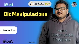 Reverse Bits Explained in Telugu | Leetcode 190 | Python DSA | srkcodes