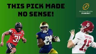 This Pick Makes No Sense! Round 1 NFL Draft Grades and Analysis!