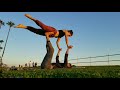 sunset acroyoga