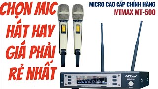 Micro MT500 mới nhất 2025 hội tụ nhiều công nghệ âm thanh hỗ trợ hát cực hay