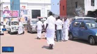 DMDK leader Vijayakanth conducting interview to select candidates for election