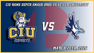 CIU Smash vs KU Flagship | Spring 2026 Week 6!