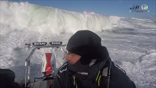 Appréhender les déferlantes tempête Herminia 2025 pointe du Raz OLM Mer Formée