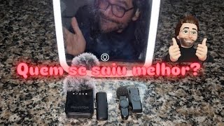 comparando os microfones de lapela sem fio custo X benefício quem se saiu melhor?