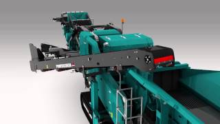 Animaton - Powerscreen Trakpactor 260SR Setup Sequence