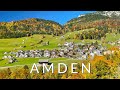 Amden, Switzerland - The perfect vacation resort surrounded by breathtaking autumn colours