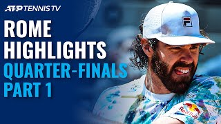 Nadal Renews Zverev Rivalry; Opelka Takes On Delbonis | Rome 2021 Quarter-Final Highlights Part 1