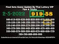 Final Sets Game Update By Thai Lottery VIP Tips & Tricks 2-5-2022