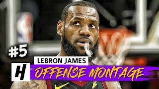 LeBron James EPIC Full Offense Highlights 2017-2018 Season (Part 5) - INSANE PLAYS!