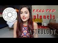 exaltations in astrology: each planet's exalted sign (and why).