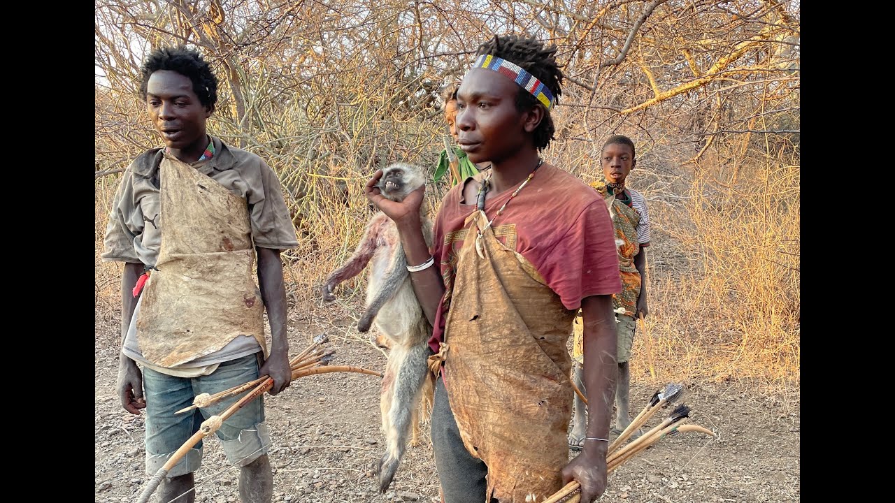 A Fashion Designer Visits The Hadzabe Tribe And Watch Them Hunt Baboons ...