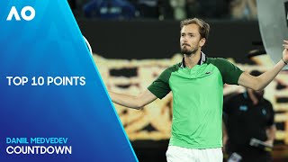 Daniil Medvedev Top 10 Points | Australian Open 2024