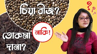 Chia seed vs Basil seed which is better | চিয়া সিড আর তোকমা দানার মধ্যে কোনটি বেশী উপকারী