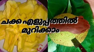 Jackfruit cutting Kerala style#അനായാസമായി ചക്ക എങ്ങനെ മുറിക്കാം# Kerala#palakkad#