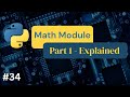 Python Math Module Part 1 - #34