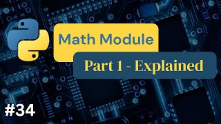 Python Math Module Part 1 - #34
