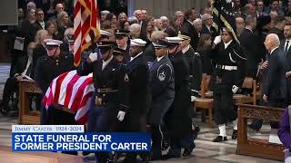 Jimmy Carter honored at Washington funeral before burial in Georgia