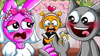 PINKI \u0026 GRAY GET MARRIED! | INCREDIBOX SPRUNKI Animation | Sky Toons