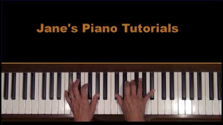 Dan Hill Sometimes When We Touch Piano Cover with separate Tutorial