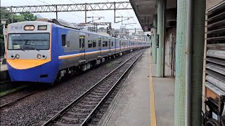 4154次北湖發車經由宜蘭線開往蘇澳的EMU729+EMU730阿福號區間車