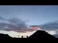 timelapse790【秋の夕空】 夕焼け雲 雲のタイムラプス動画