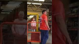 Innocent worker gets absolutely SOAKED in water by customers