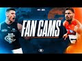 Fan Cams | Carlton v GWS Giants | AFL Round 17, 2024