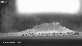 Slow Motion Atomic Explosion