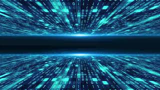 Data stream. Big data fall. Binary code drop