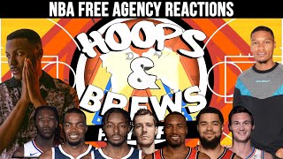 Hoops & Brews: NBA Free Agency Reactions | "KD will average under 23PPG"