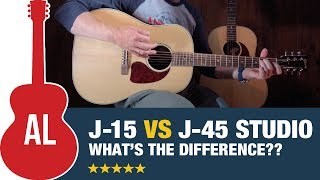 Gibson J-15 vs J-45 Studio - Is there a difference??