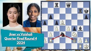 Fide World Blitz Woman || Jiner vs Vaishali || 2024