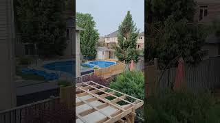 캐나다 하우스 뒷마당 풍경 Backyard view