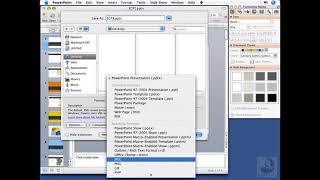 PowerPoint for Mac Tutorial - Saving presentations
