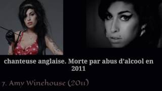 10 Artistes MORTS à 27 ans !