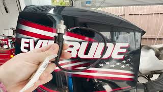 Evinrude ETEC G1 60 Degree Electronic Water Pressure Sensor Install