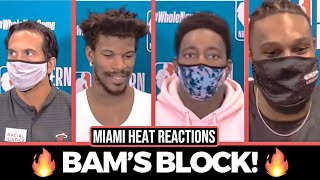 Heat Reactions to BAM’s BLOCK: Miami Press Conference vs Celtics Game 1
