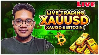 22 Jan l gold live trading l bitcoin and xauusd live analysis l# gold #crypto #forex #trading #btc