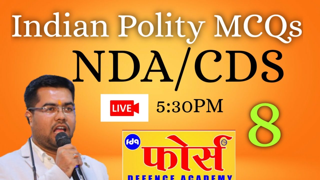 Polity Mcqs Revision For CDS/NDA/AFCAT/UPSC - YouTube