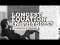 The Longest Equation in Physics | Lagrangian for the Standard Model