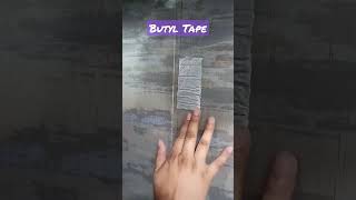 Aluminium Silver Waterproof Butyl Tape Working Video #viral #ytshorts #shortsvideo #butyltape