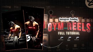 Instagram Trending Gym Reels Edit | Gym Reels Full CapCut Tutorial #gymedit #capcut