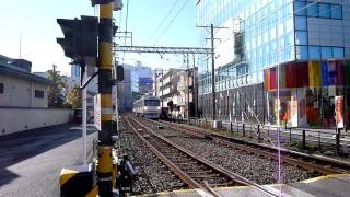 静岡鉄道セノバ急行1001Ｆ日吉町通過