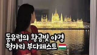 동유럽의 황금빛 야경을 품은 부다페스트ㅣ부다페스트 여행ㅣ다뉴브강, 성이슈트반대성당, 노보텔  - 동유럽 여행